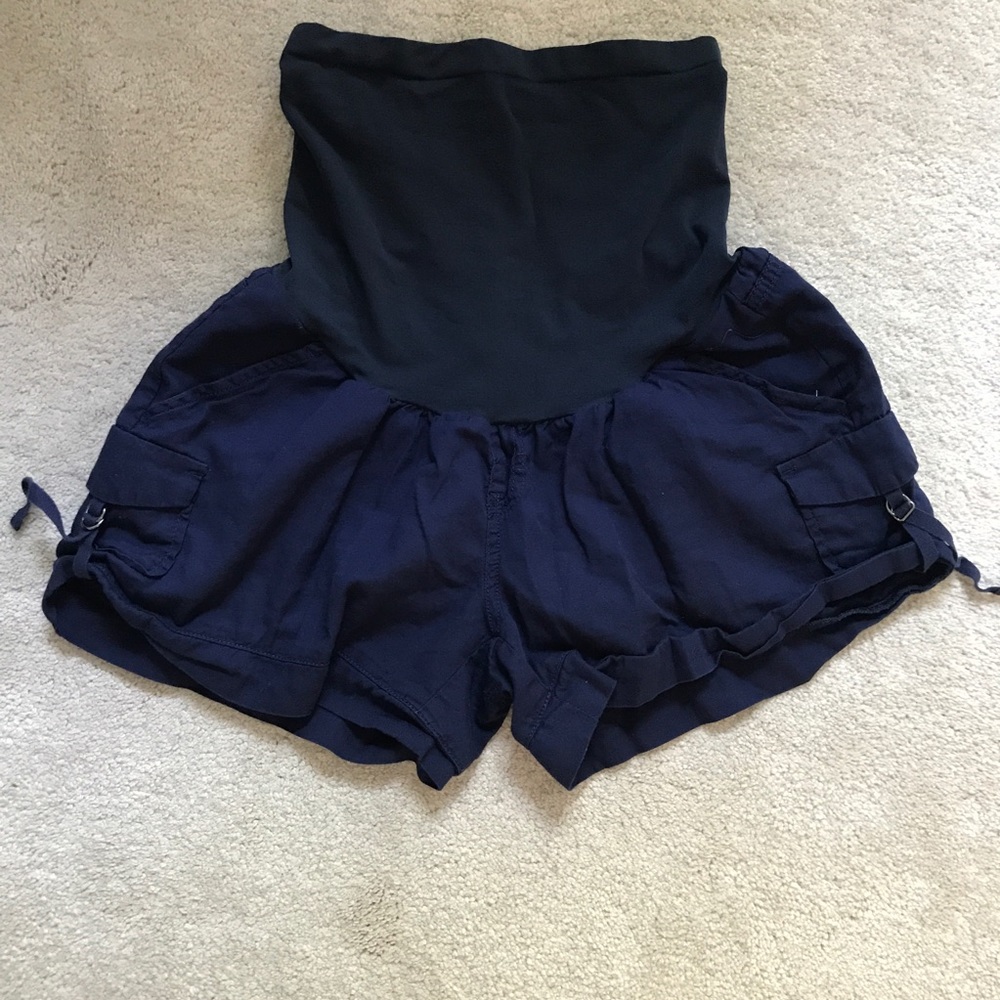 Motherhood Maternity Cotton Shorts